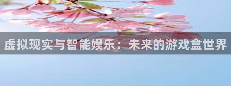 杏盛娱乐：虚拟现实与智能娱乐：未来的游戏盒世界